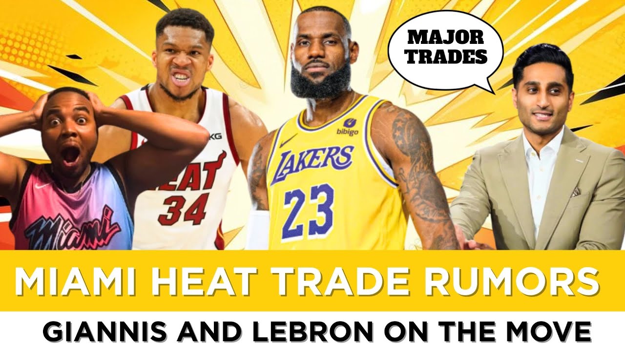 Lebron & Giannis BOTH ON THE MOVE?! Shams Hints at Blockbuster Deal! Can The Miami Heat STEAL One?!