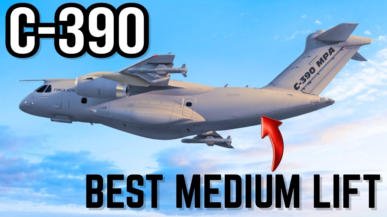 Лучший средний транспортный самолет, о котором никто не говорит | C-390 Millennium