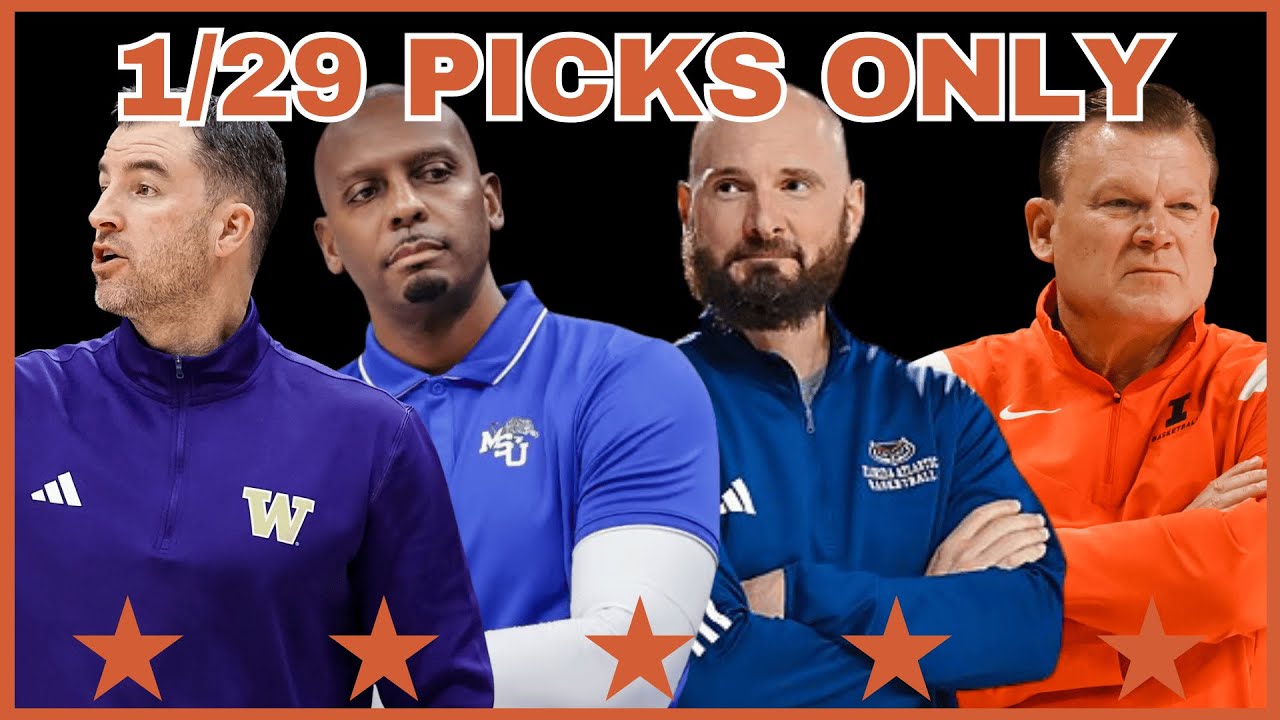 College Basketball PICKS ONLY - Thursday, January 29th | TCE Trims