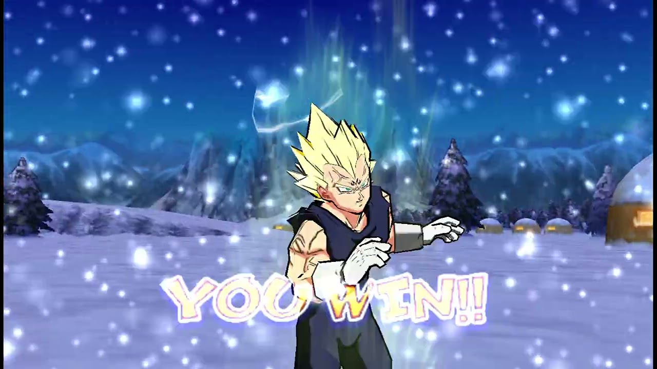 Majin Vegeta VS Goku DRAGON BALL Z SHIN BUDOKAI 2