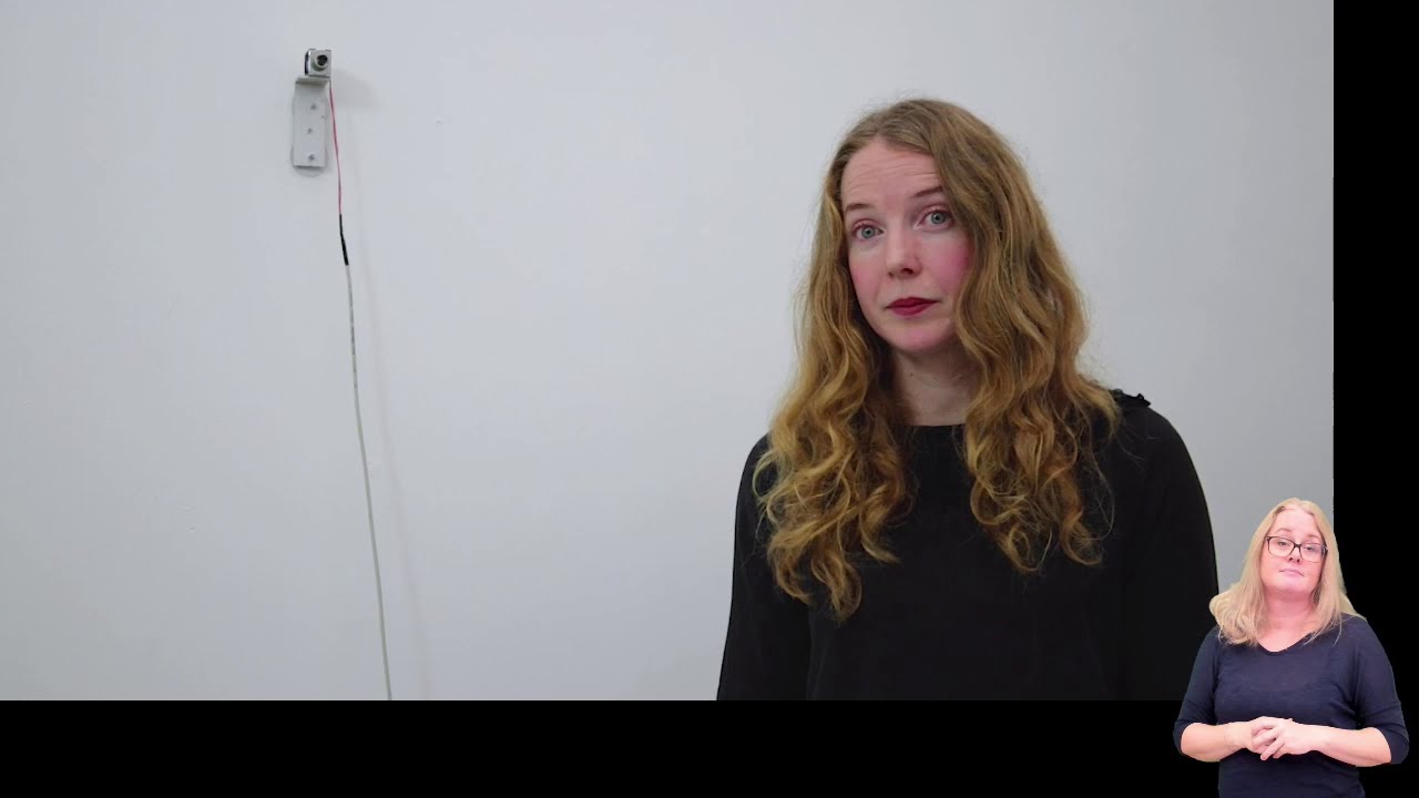 Teckenspråkstolkad visning av Peter Hagdahls utställning "Liquides, influences and Ghosts"