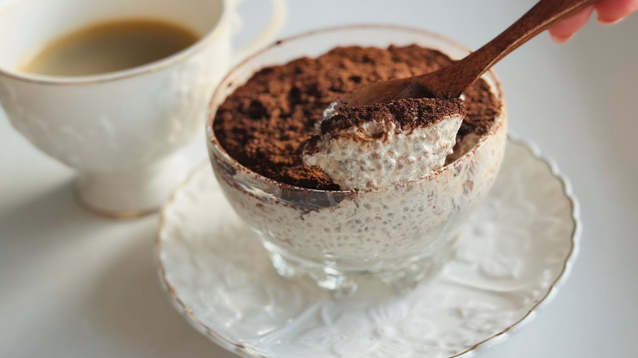 Чиа Тирамису! Чиа-пудинг! Много белка! Никакого сахара! Обязательно попробуйте!