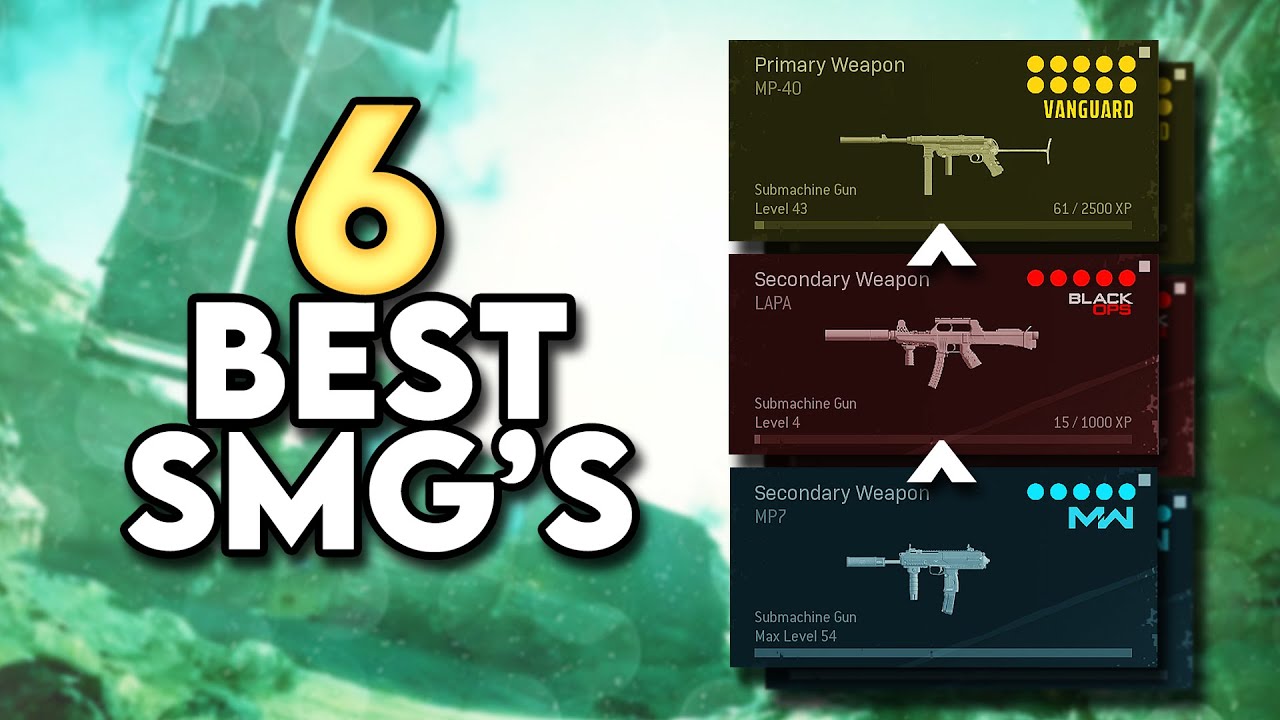 6 BEST SMG'S WARZONE PACIFIC (After MP5 & OTS9 Nerf) | Warzone Pacific