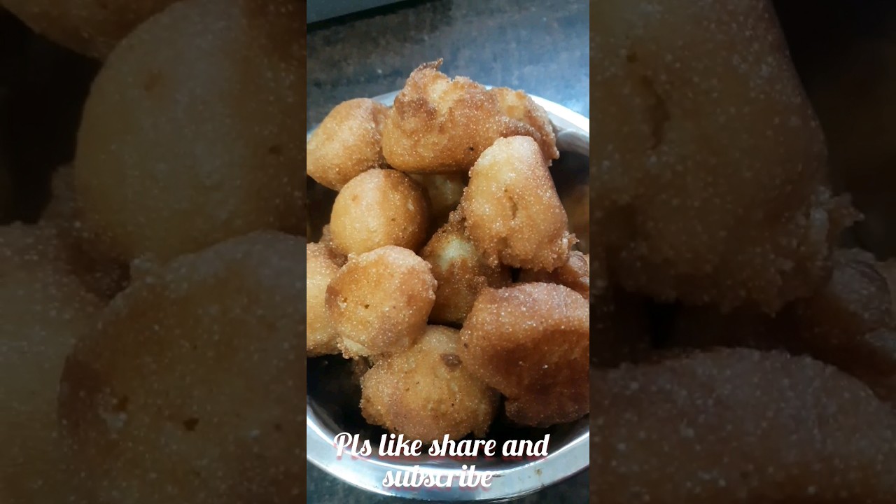 Sweet rava bonda Receipe #shorts #trendingshorts #eveningsnacks #Sweet rava maida bonda