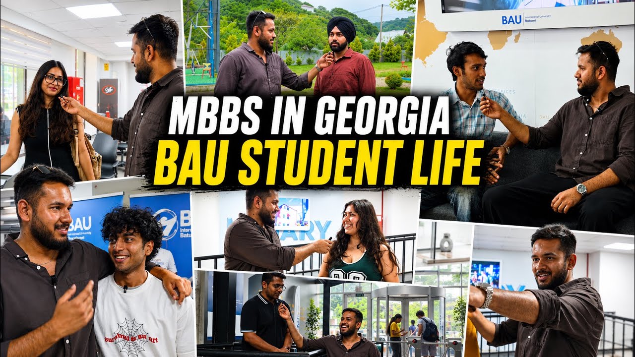 MBBS ABROAD | Student Life At BAU International University Georgia 🇬🇪