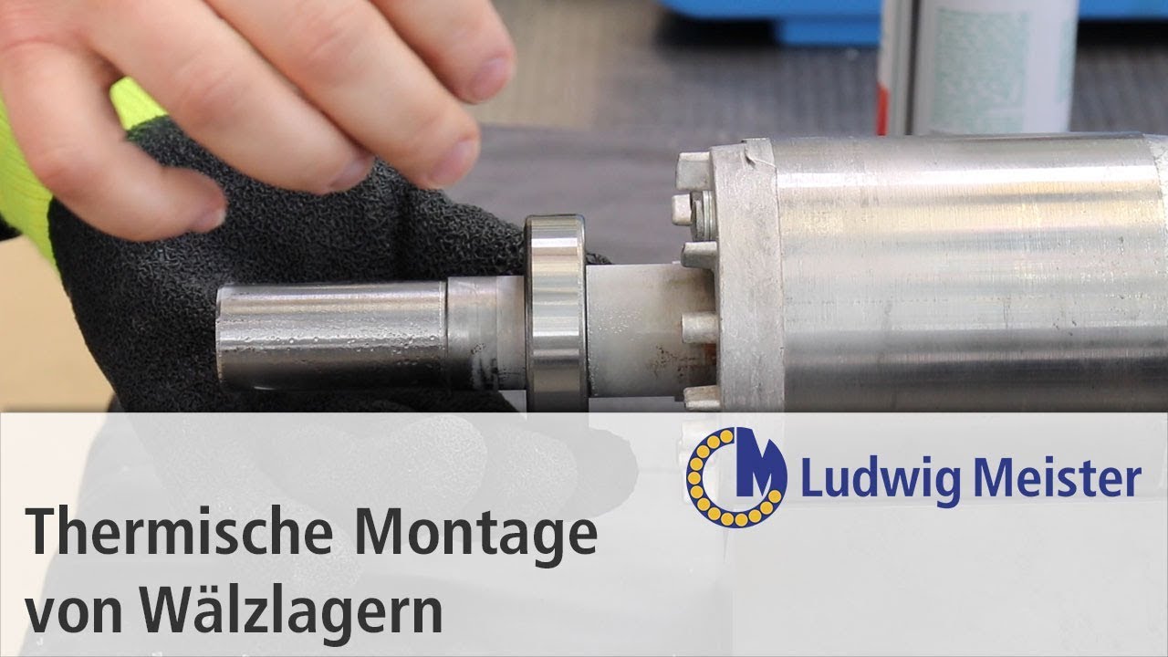 Thermische Montage von W&auml;lzlagern