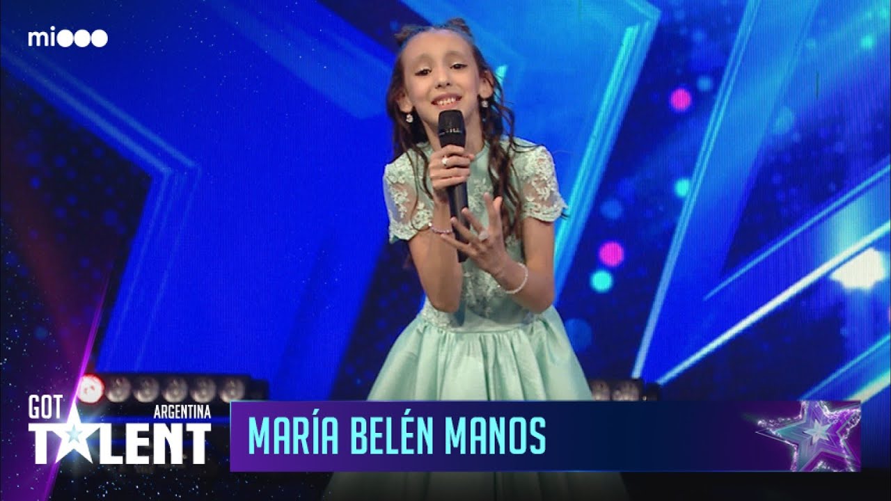 María Belén Manos de 9 años | Audiciones | Got Talent Argentina 2023