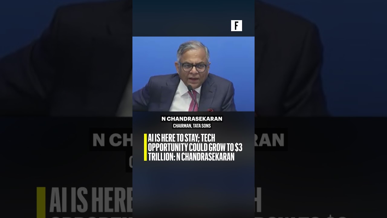 AI is here to stay; tech opportunity could grow to $3 trillion: N Chandrasekaran