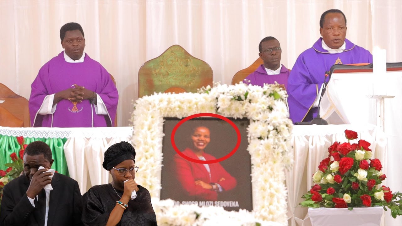 SABABU YA KIFO CHA MBUNGE SHOGO CHATAJWA KANISANI, WAOMBOLEZAJI WAMWAGA MACHOZI 