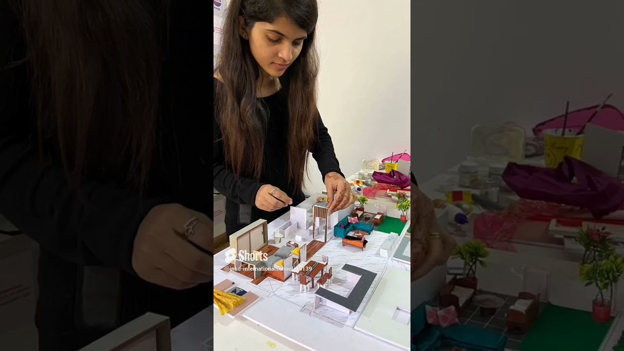 INSD Pune Model made by the Interior Design Students (Now at PCMC)