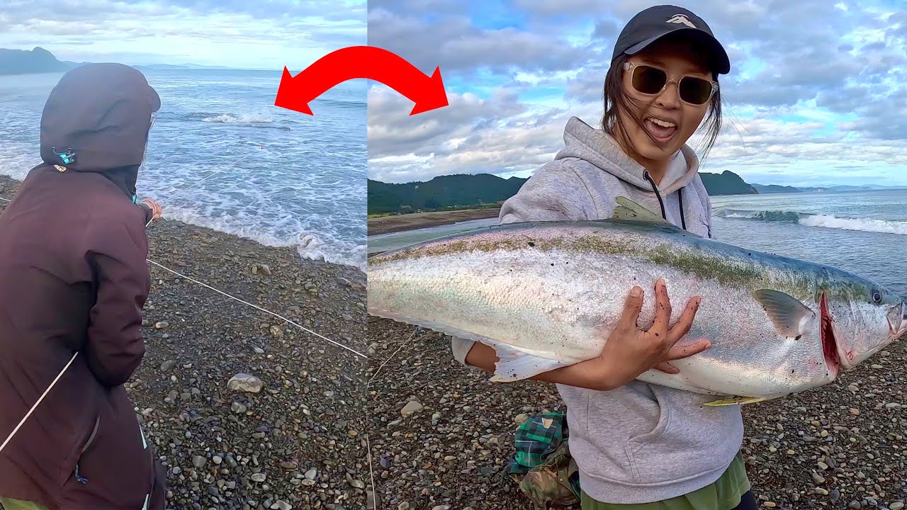 Catch BIG Kingfish using a Hand Line & Live Bait - Smoke the Belly!