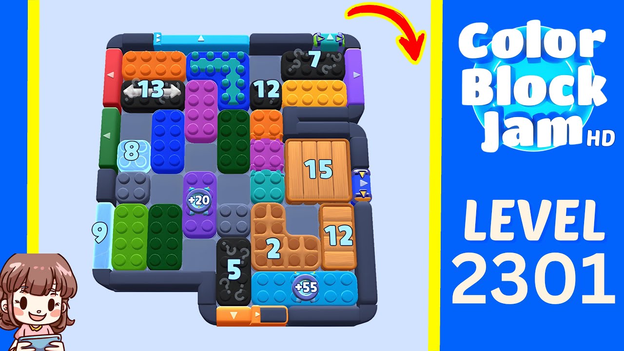 Color Block Jam Level 1393 (2301) Solution Walkthrough