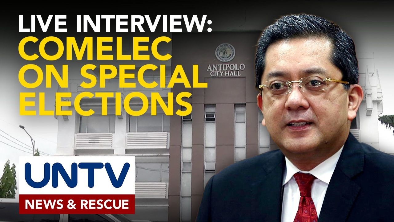 LIVE INTERVIEW: COMELEC Chairman George Garcia on Antipolo 2nd District special elections