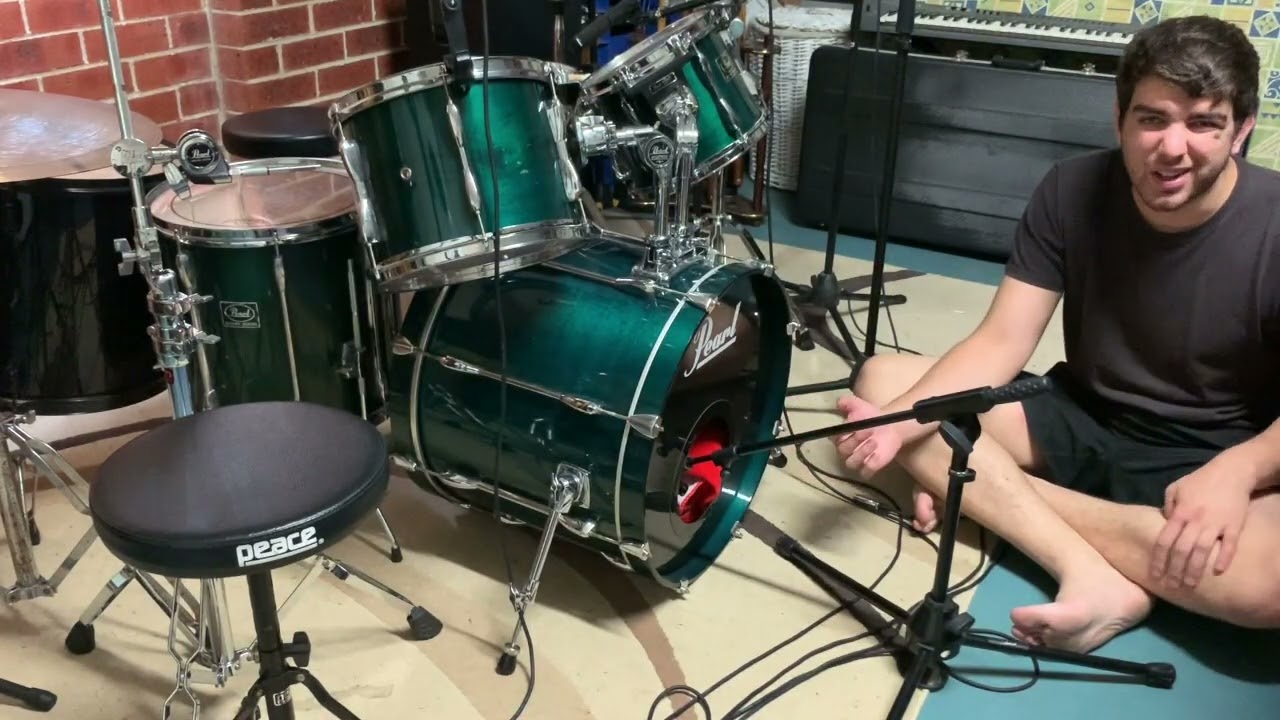 How to mic and record a drum kit at home