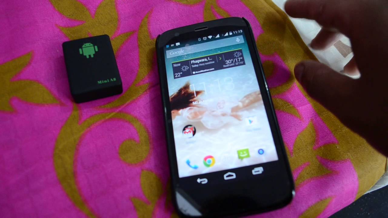 Real Time GPS Tracker mini A8 With SOS Button for kids/pet/car