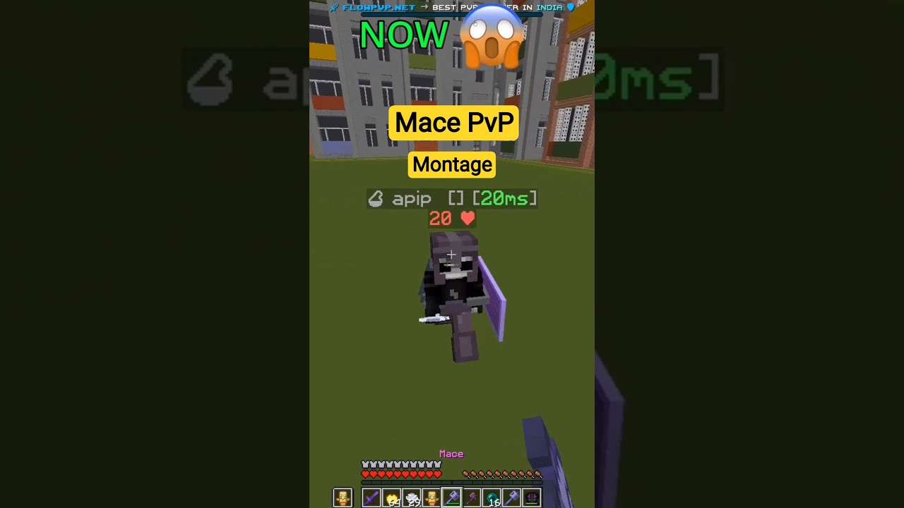 MINECRAFT MACE PVP MONTAGE 🤯 