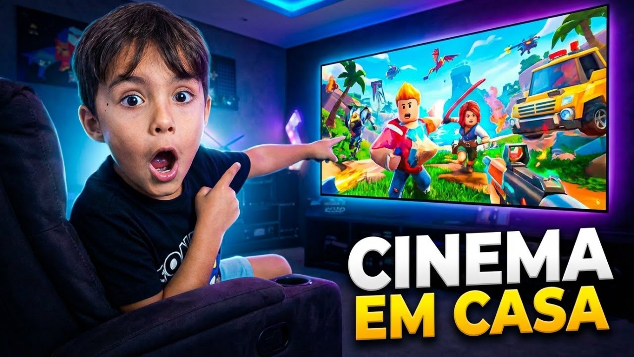Cinema em casa 🍿🎬