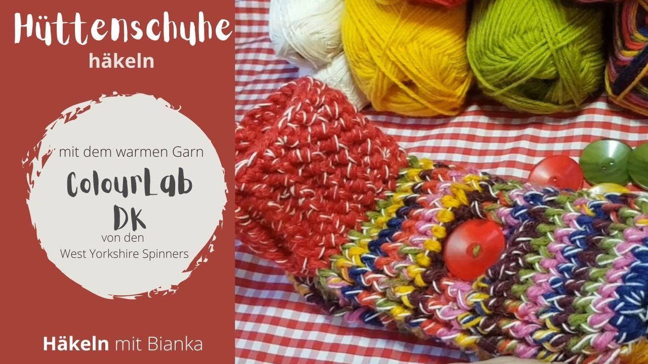 Puschen Häkeln / PanKnöpfle Hausschuhe schnell und für Anfänger