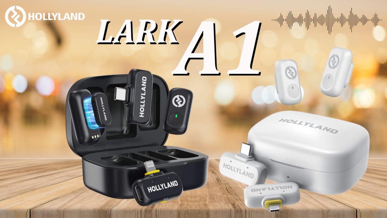 HOLLYLAND A1 É MELHOR MICROFONE PARA GRAVAR NO CELULAR COM IA ANTIRUÍDO E APLICATIVO! TESTE COMPLETO