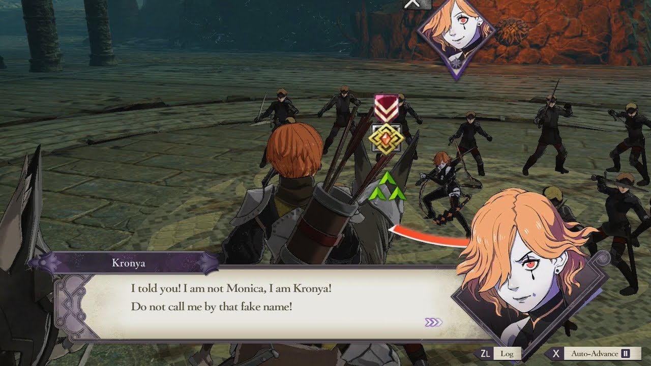 Fire Emblem: Three Houses - Leonie Vs Kronya Unique Dialogue