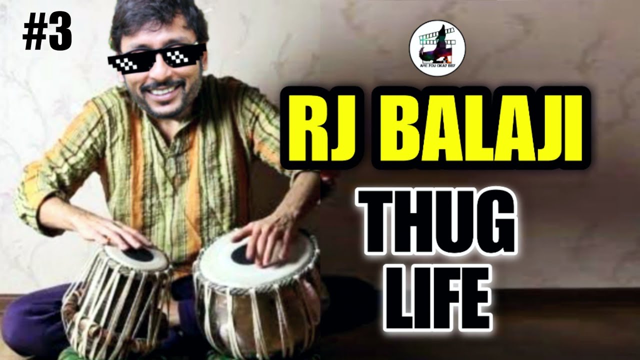 🤣🎤 Singer'ஐ கலாய்த்து தள்ளிய 😝 RJ Balaji - THUG LIFE | Part 3 | Hamsika | are you okay baby