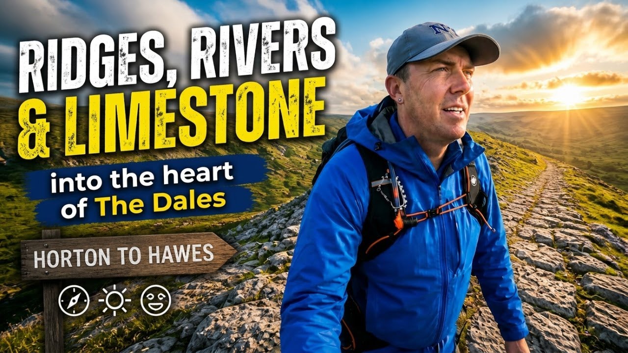 The Long Roman Road: Into the Heart of the Dales | Pennine Way (Horton to Hawes) 🧭☀️😌