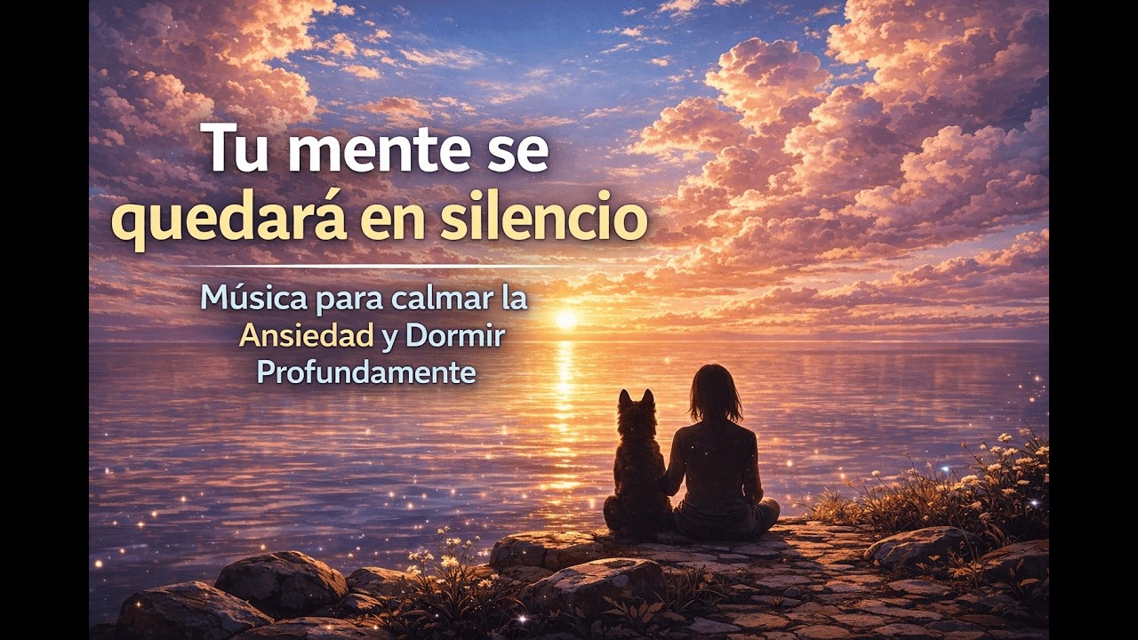 Música para calmar la Ansiedad y Dormir Profundamente | Tu mente se quedará en silencio 