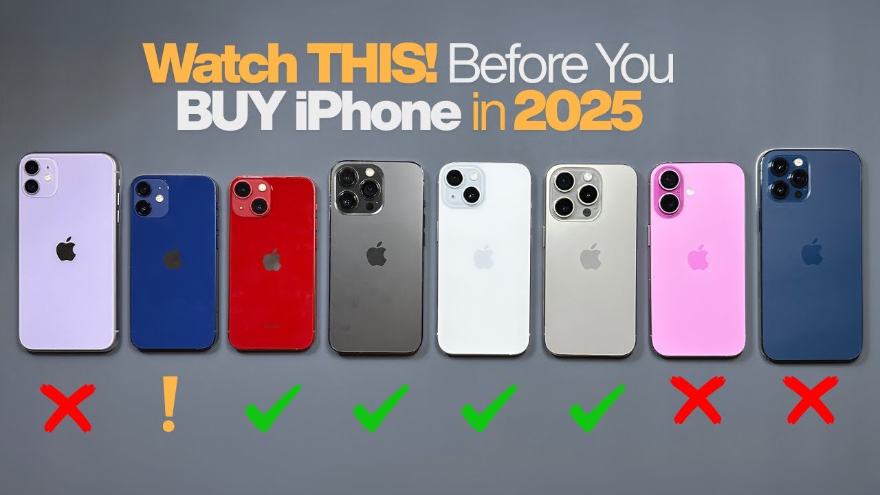 The best iphones to buy right now in 2025: Watch THIS first!