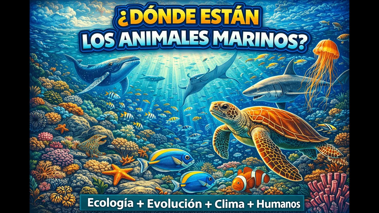 ¿Dónde están los animales marinos?