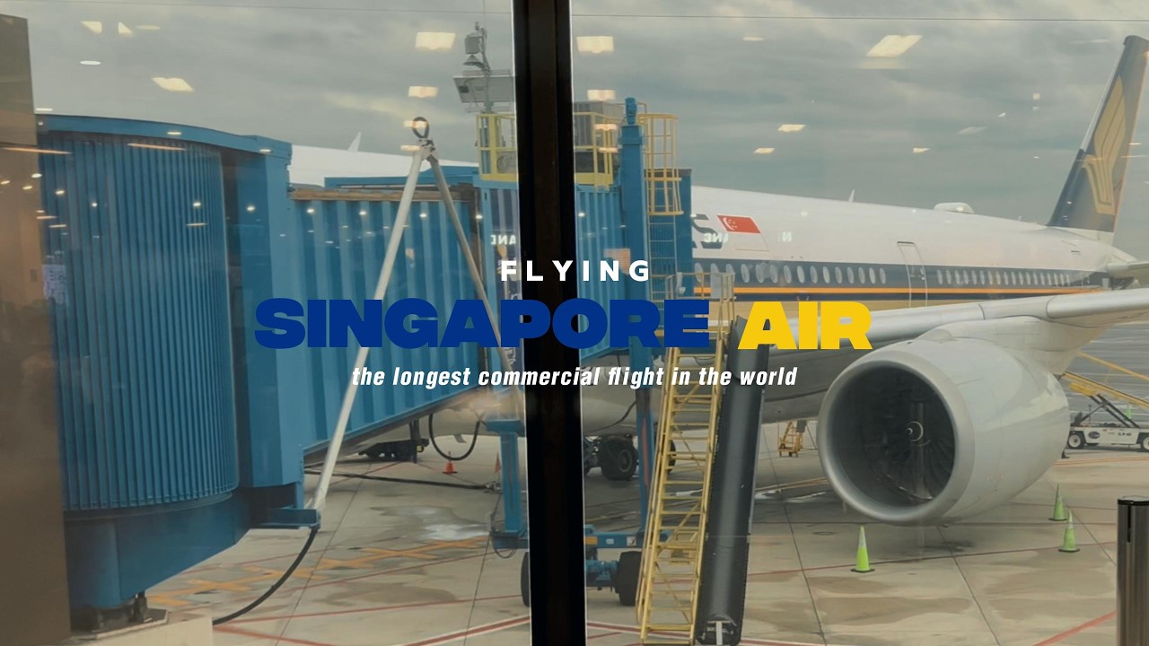 Surviving the World’s Longest Flight (EWR–SIN) | Singapore Airlines Premium Economy Experience