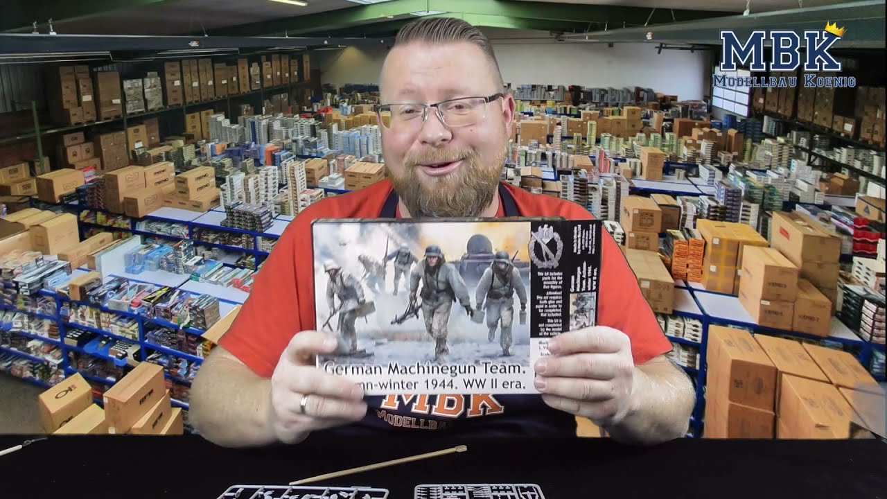 MBK packt aus #537 - 1:35 German Machine Gun Team WWII Era (Masterbox 35220)