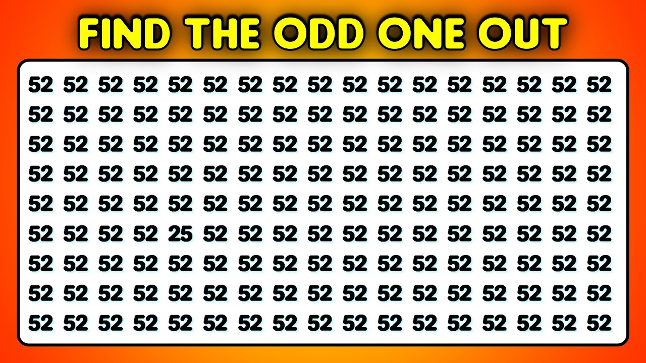 Find The Odd One Out Emoji | How Good Are Your Eyes | Find the Differences | Odd one out puzzle
