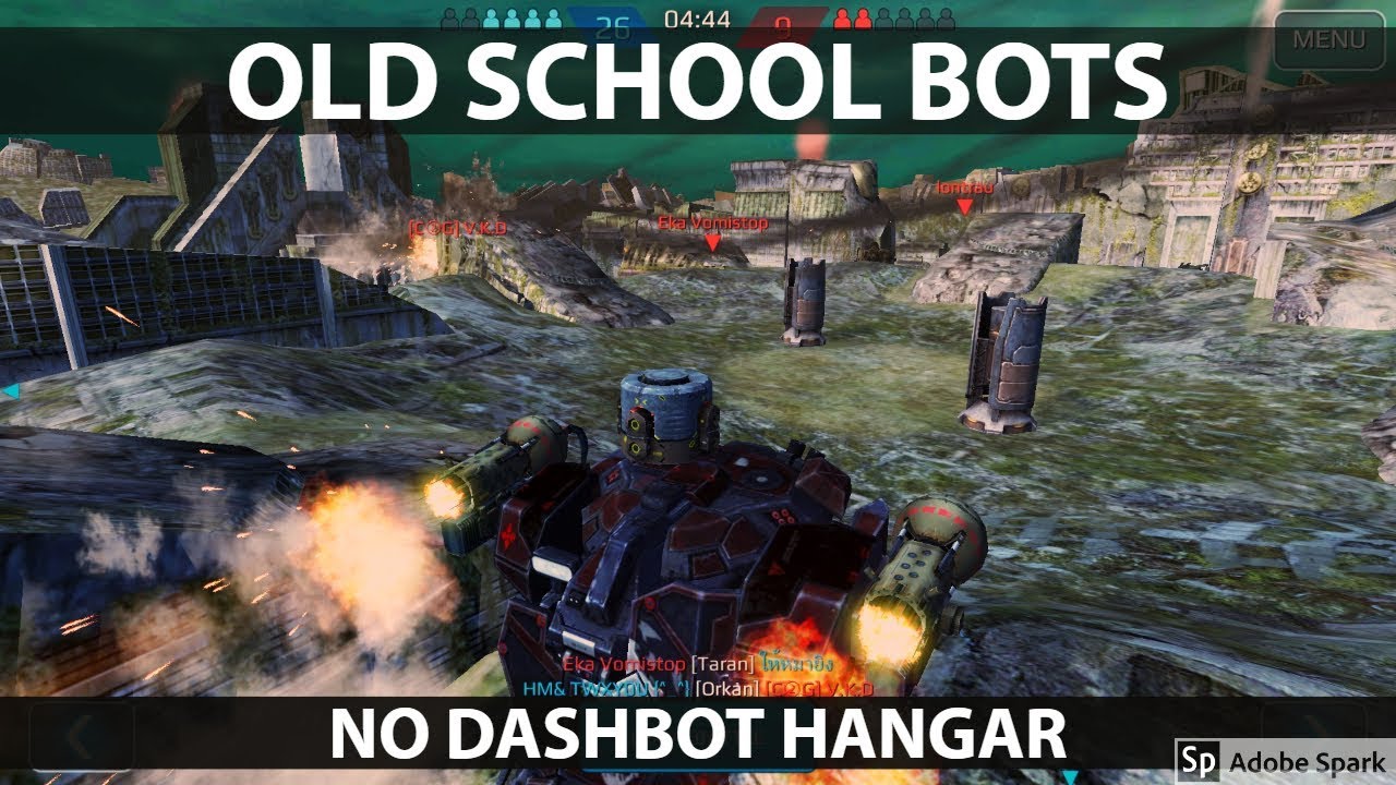 War Robots - Old School Bots Gameplay - Champion League - Old School Hangar - 03
