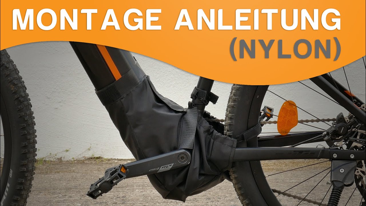 Montageanleitung des Mittelmotorschutz von Wheeloo I Nylon-Variante für schräge E-Bike Motoren