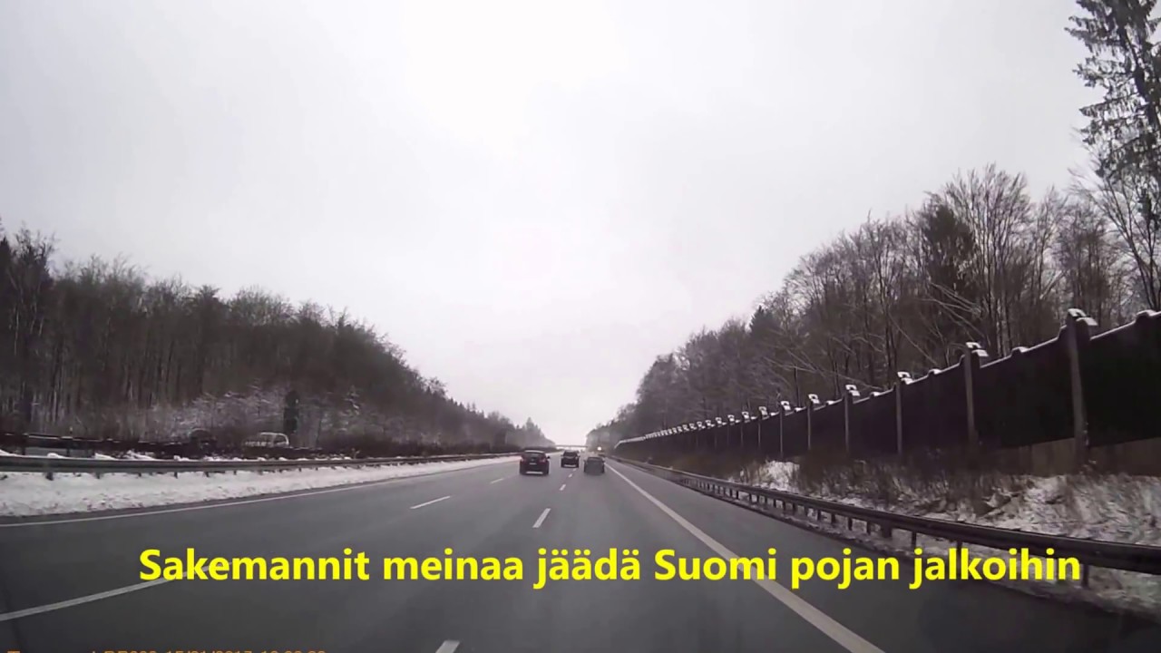 Autobahn Saksa.Vauhtia ja vaarallisia tilanteita Saksassa.Caravan life nro 3