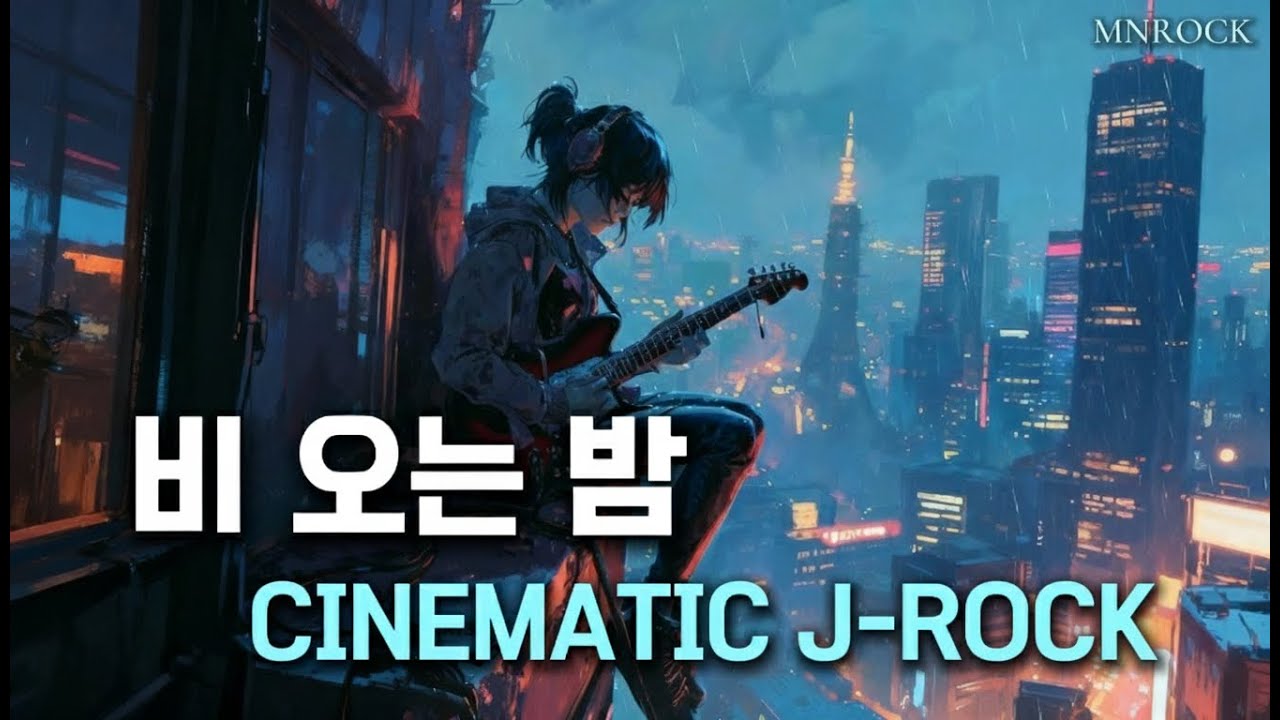 비 오는 밤 ☔ 집중 ON | Cinematic J-Rock Playlist (Work/Study)