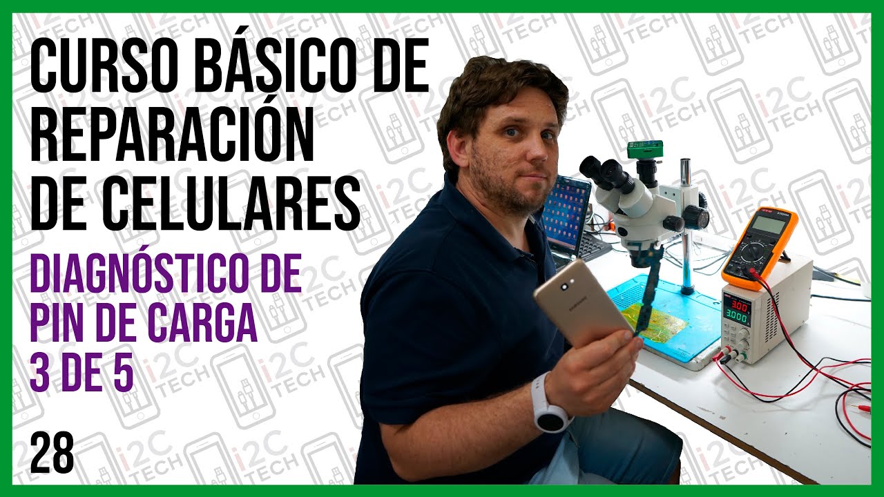 #28 CURSO DE REPARACION DE CELULARES: TRUCO para saber si el PIN DE CARGA está dañado en 5 SEGUNDOS