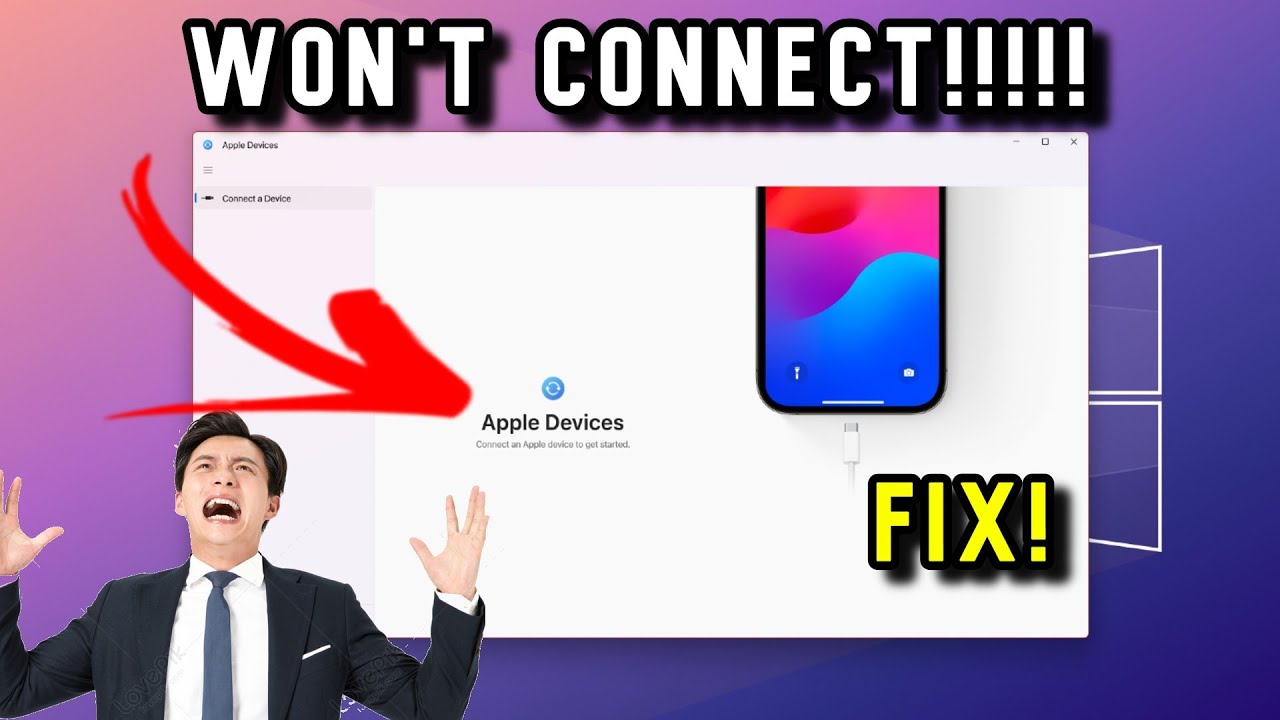 Fix Apple Devices App Not Detecting Iphone.