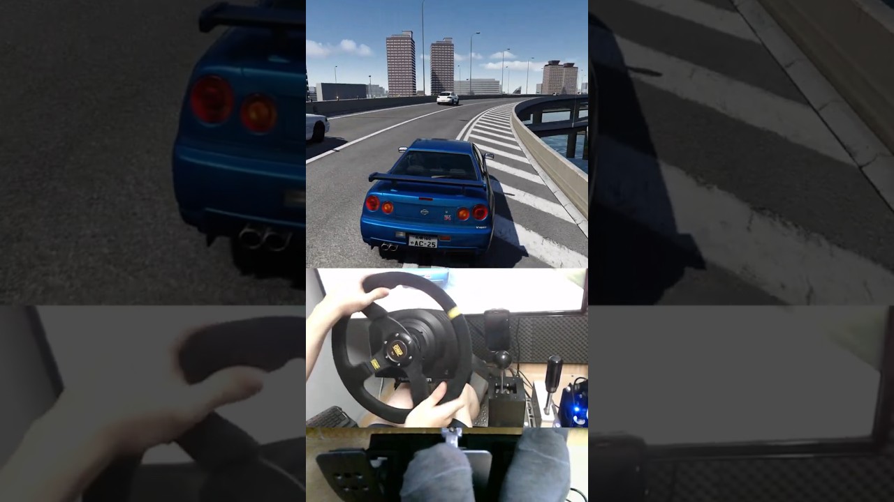 The Best Japanese Engine Sound: Nissan GTR-R34 Assetto Corsa