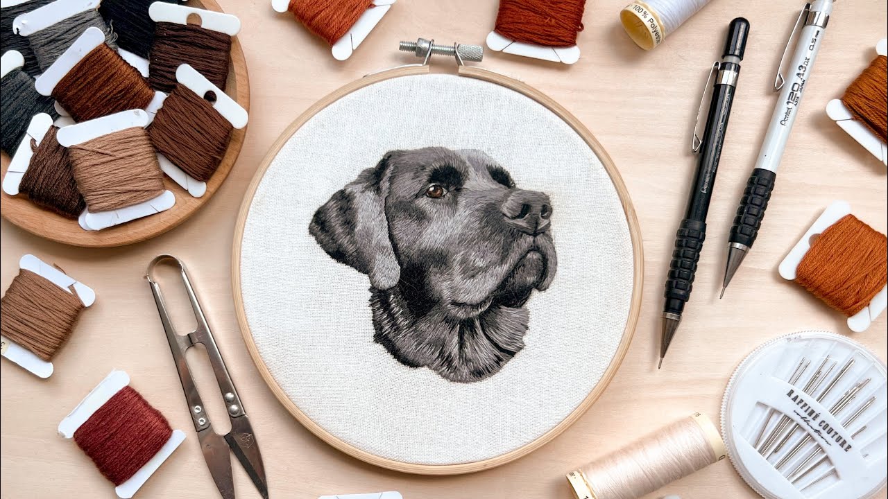 making a realistic pet portrait / ft. my kitten 🐶