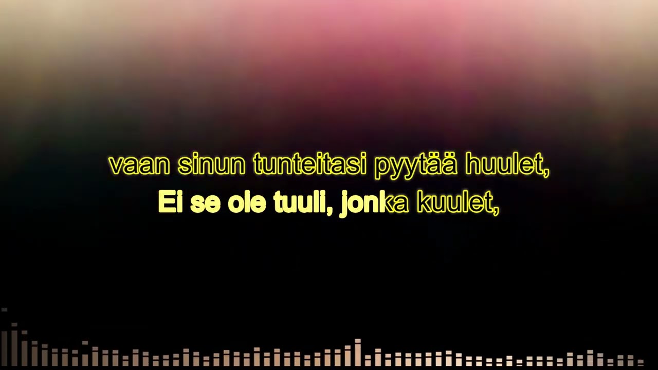 Ei se ole tuuli, jonka kuulet