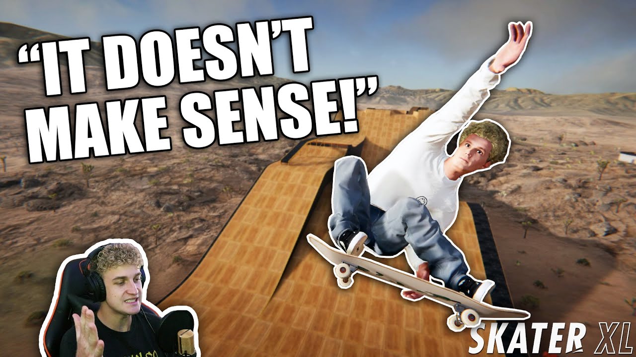 Why is the Mega Ramp in Skater XL LITERALLY IMPOSSIBLE!? | Skater XL