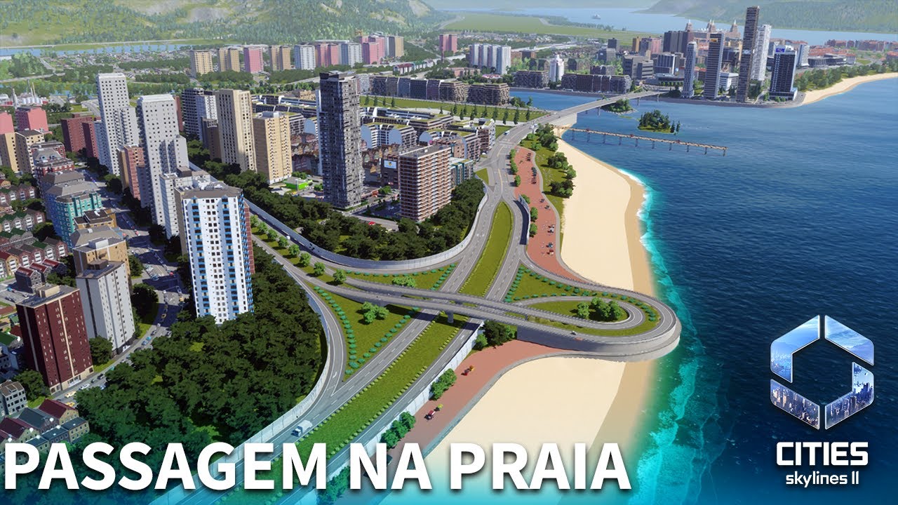 #32 | CAMINHO FUNCIONAL PELA PRAIA [Cities: Skylines 2]
