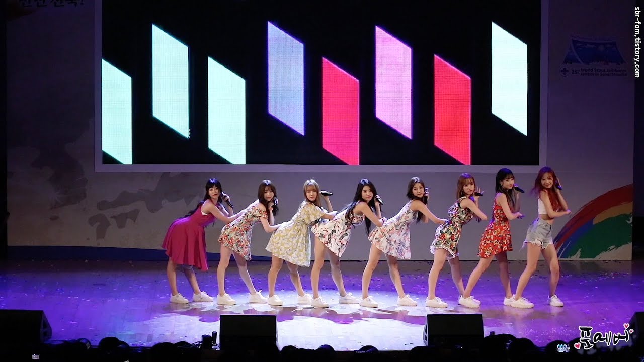 180816 러블리즈(Lovelyz) Fullcam Nocut [세계잼버리 스카우트 축하공연] 직캠(fancam) by 포에버