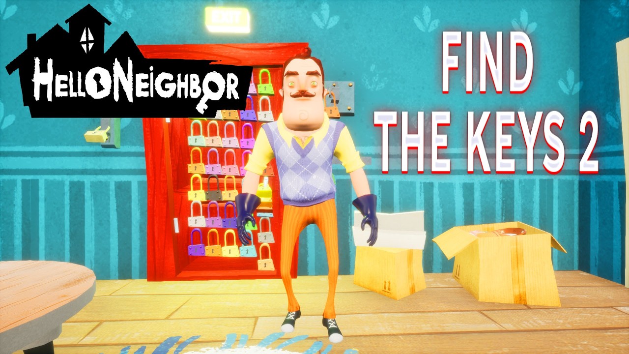 ПРИВЕТ СОСЕД НАЙДИ КЛЮЧИ 2 ПРОХОЖДЕНИЕ В ИГРЕ HELLO NEIGHBOR МОД FIND THE KEYES 2