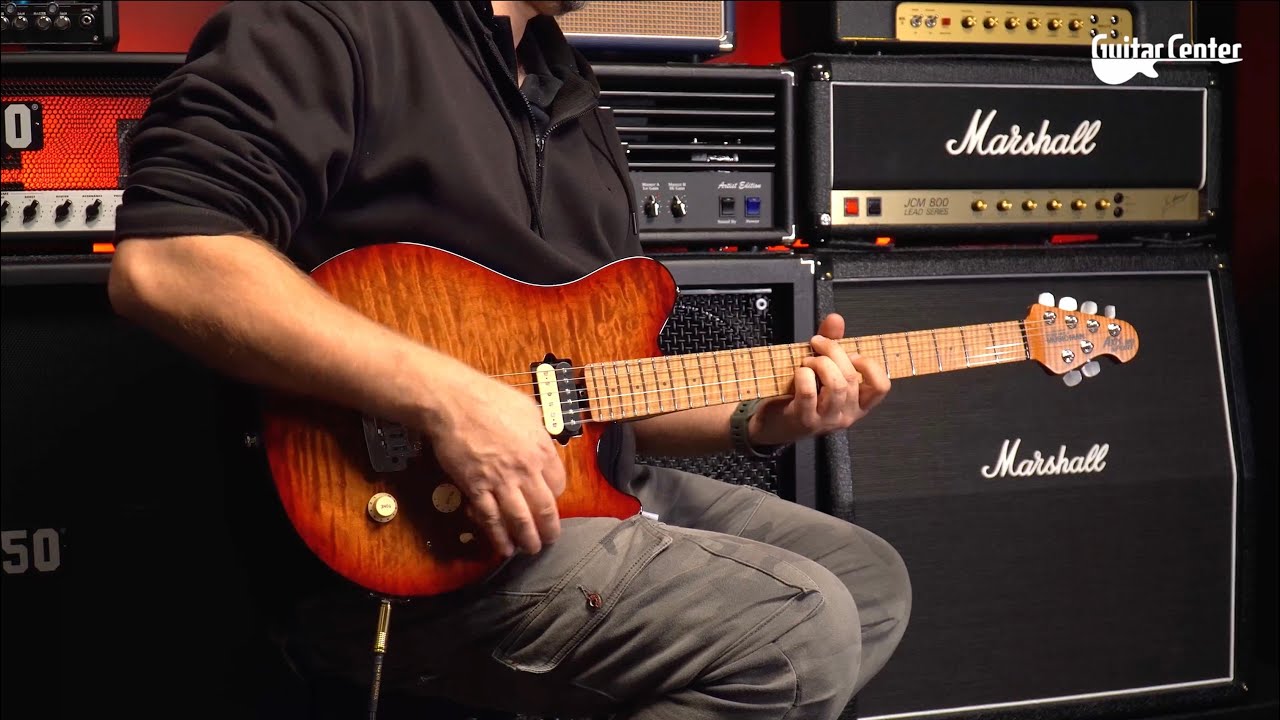 Music Man Axis Super Sport Guitar Roasted Amber Flame | TV Guitar Center