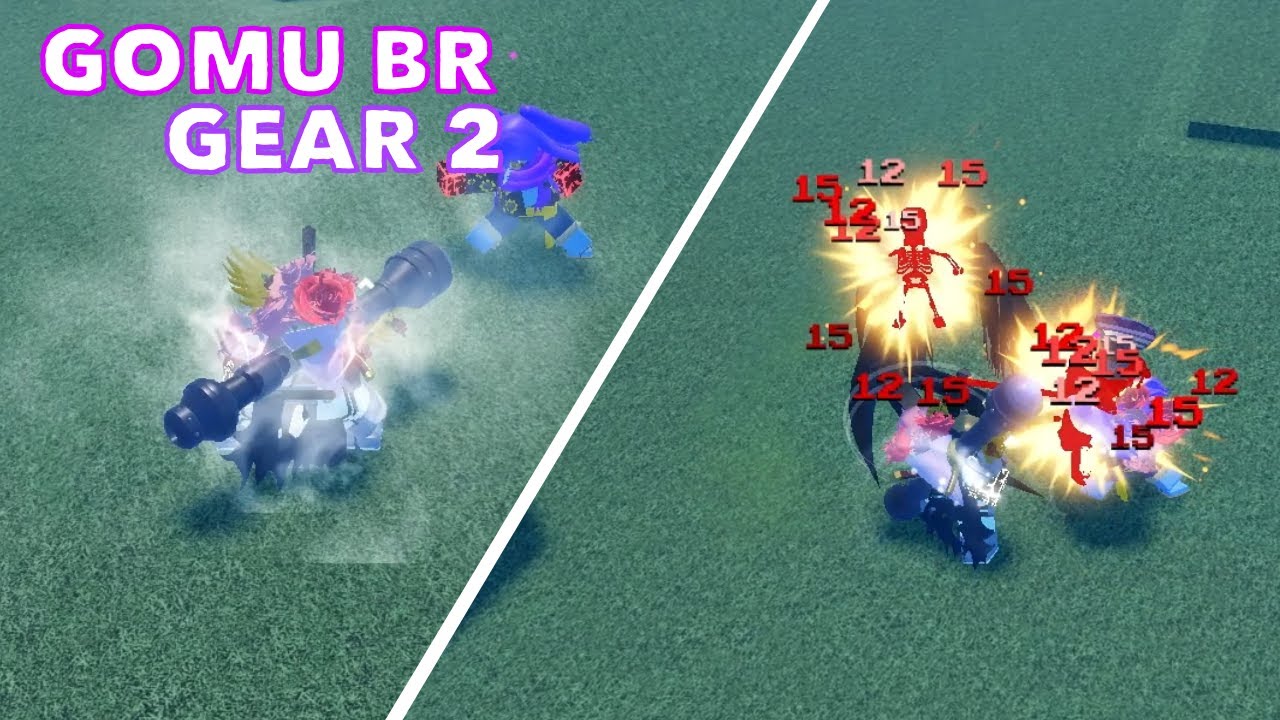 [GPO] GOMU GEAR 2 Is BEST MODE in Battle Royale | 15k DMG Duo Win