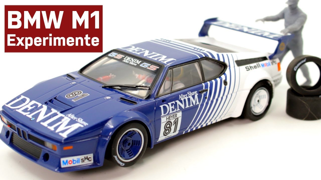Reifen-Experimente auf der Vereinsbahn - Carrera Digital 124 BMW M1