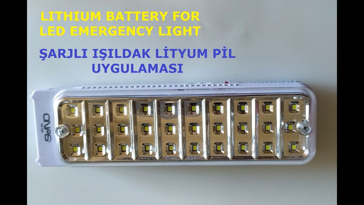 Şarjlı Işıldak Tamiri ve 18650 Li-Ion Pile Dönüştürme İşlemi