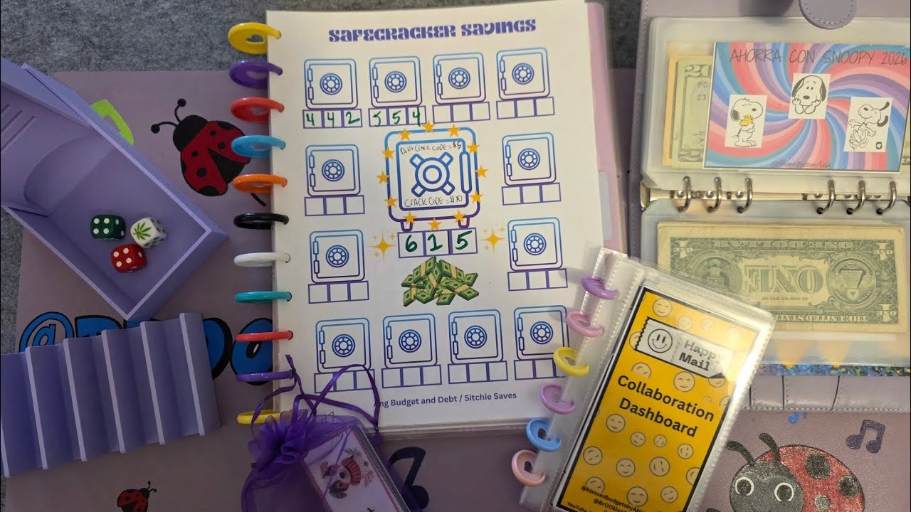 HAPPY MAIL COLLAB | CRACK THE SAFE | DITCH THAT DEBT | & MORE SAVINGS 